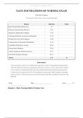 NACE Foundations of Nursing Exam 2026&sol;2027 Edition &ndash; 75 Questions with Correct Answers and Detailed Rationales