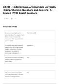CIS105 - Midterm Exam Arizona State University &vert; Comprehensive Questions and Answers &vert; A&plus; Graded &vert; With Expert Solutions