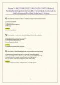 Exam 3&colon; NSG3280&sol; NSG 3280 &lpar;2026&sol; 2027 Edition&rpar; Pathophysiology for Nurses I Review &vert; Qs & As&vert; Grade A&vert; 100&percnt; Correct &lpar;Verified Solutions&rpar;- Galen