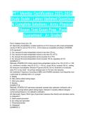 PFT Monitor Certification 2025-2026 Study Guide &vert; Latest Updated Questions & Complete Solutions &vert; Army Physical Fitness Test Exam Prep &vert; Pass Guaranteed - A&plus; Graded