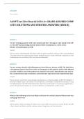 AANP AGNP certification EXAM A&plus; GRADE ASSURED COMPLETE SOLUTIONS AND VERIFIED ANSWERS