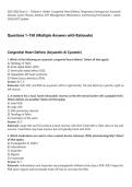 NSG 3600 Exam 2 &ndash; Children&rsquo;s Health&colon; Congenital Heart Defects&comma; Respiratory Emergencies&comma; Kawasaki&NewLine;Disease&comma; Cystic Fibrosis&comma; Asthma&comma; CHF Management&comma; Medications&comma; and Nursing Prioritization &ndash; Latest&NewLine;2026&sol;2027 Update&period;