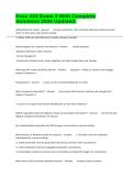 Exsc 223 Exam 3 With Complete Solutions 2026 Updated&period;