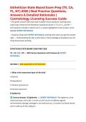 Esthetician State Board Exam Prep &lpar;TX&comma; CA&comma; FL&comma; NY&rpar; 2026 &vert; Real Practice Questions&comma; Answers & Detailed Rationales &vert; Cosmetology Licensing Success Guide