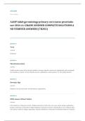 AANP AGNP certification EXAM A&plus; GRADE ASSURED COMPLETE SOLUTIONS AND VERIFIED ANSWERS
