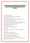 EVITP&colon; ELECTRIC VEHICLE INFRASTRUCTURE TRAINING PROGRAM VERIFIED&NewLine;EXAM QUESTIONS AND ANSWERS - LATEST VERSION 2026&sol;2027 &lpar;PASS&NewLine;GUARANTEE&rpar;