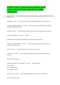 EXSC 223L Final Examination with Guaranteed Pass Solutions 2026 Updated&period;