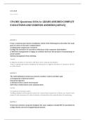 CPA EXAM A&plus; GRADE ASSURED COMPLETE SOLUTIONS AND VERIFIED ANSWERS