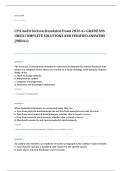 CPA EXAM A&plus; GRADE ASSURED COMPLETE SOLUTIONS AND VERIFIED ANSWERS