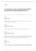 CPA EXAM A&plus; GRADE ASSURED COMPLETE SOLUTIONS AND VERIFIED ANSWERS