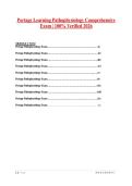 Portage Learning Pathophysiology Comprehensive Exam &lpar;Modules 1&ndash;10&rpar; &vert; Complete Concept-Based Questions and Correct Answers with Rationales &vert; 100&percnt; Verified 2026 &vert; A Grade Guaranteed Pass&excl;&excl;&excl;