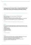 CPA EXAM A&plus; GRADE ASSURED COMPLETE SOLUTIONS AND VERIFIED ANSWERS