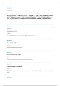 CPA EXAM A&plus; GRADE ASSURED COMPLETE SOLUTIONS AND VERIFIED ANSWERS