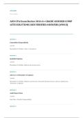 CPA EXAM A&plus; GRADE ASSURED COMPLETE SOLUTIONS AND VERIFIED ANSWERS