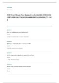 ATI TEAS 7 EXAM A&plus; GRADE ASSURED COMPLETE SOLUTIONS AND VERIFIED ANSWERS