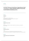 ATI TEAS 7 EXAM A&plus; GRADE ASSURED COMPLETE SOLUTIONS AND VERIFIED ANSWERS