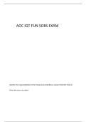 AOC IQT FUN AND CMN SOBS WITH COMPLETE QUESTIONS AND CORRECT ANSWERS &vert;ALREADY GRADED A&plus;&vert;&vert;