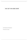 AOC IQT - FUN EOC TEST CAO 30 MARCH 1654 HRS WITH COMPLETE QUESTIONS AND CORRECT ANSWERS 