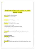 AEMA Certification Study Guide Questions and Answers 2026&sol;2027 A&plus; Grade Complete Exam Review and Practice Guide