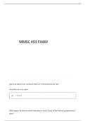 MMSC491 EXAM 2 QUESTIONS AND WELL ELABORATED ANSWERS