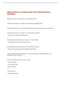 AHN 447 Exam 3&colon; Complete Q&A with Verified Solutions2025&sol;2026