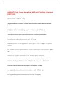AHN 447 Final Exam&colon; Complete Q&A with Verified Solutions2025&sol;2026