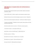 AHN 568 Exam 2&colon; Complete Q&A with Verified Solutions2025&sol;2026