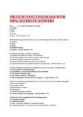 MKTG 351 TEST 3 EXAM 2026 WITH 100&percnt; ACCURATE ANSWERS