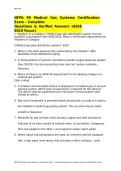 NFPA 99 Medical Gas Systems Certification Exam  Complete Questions  Verified Answers &lpar;ASSE 6010 Focus&rpar;