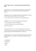 NCM 117 Chapter 1 Lesson 5 &ndash; Nursing Concepts and Fundamentals Review Guide