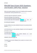 EPA 608 Type II Exam 2025 Questions and Answers 100 Pass Solution&period;