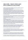 HBS CORE - FINACC MOD1 QUIZ WITH COMPLETE SOLUTIONS