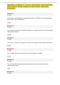 BIOCHEM 210 MODULE 7 EXAM &vert; QUESTIONS AND ANSWERS &vert; 2026 UPDATE &vert; WITH COMPLETE SOLUTIONS - PORTAGE LEARNING&period;
