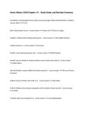 Music History &lpar;MH&rpar; Chapter 19 &ndash; Study Notes and Revision Summary