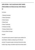 COMPTIA NETWORK&plus; &ndash; PRACTICE QUESTIONS AND CORRECT ANSWERS&NewLine;&lpar;VERIFIED ANSWERS&rpar; PLUS RATIONALES 2026 Q&A &vert; INSTANT DOWNLOAD&NewLine;PDF&period;