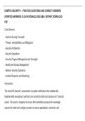 COMPTIA SECURITY&plus; &ndash; PRACTICE QUESTIONS AND CORRECT ANSWERS&NewLine;&lpar;VERIFIED ANSWERS&rpar; PLUS RATIONALES 2026 Q&A &vert; INSTANT DOWNLOAD&NewLine;PDF&period;