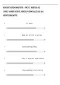 MICROSOFT AZURE ADMINISTRATOR &ndash; PRACTICE QUESTIONS AND&NewLine;CORRECT ANSWERS &lpar;VERIFIED ANSWERS&rpar; PLUS RATIONALES 2026 Q&A &vert;&NewLine;INSTANT DOWNLOAD PDF&period;