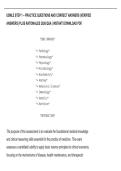 USMLE STEP 1 &ndash; PRACTICE QUESTIONS AND CORRECT ANSWERS &lpar;VERIFIED&NewLine;ANSWERS&rpar; PLUS RATIONALES 2026 Q&A &vert; INSTANT DOWNLOAD PDF&period;