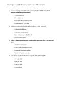 Clinical Judgment Exam &lpar;CJE&rpar; Maternal Questions & Answers 2026 Latest Update