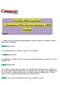 CCMA NHA Final Exam Prep &ndash; Venipuncture&comma; Sterilization&comma; Ethics&comma; & EHR &lpar;181 Q&A&rpar;&NewLine;&NewLine;