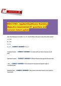 WGU C784 Applied Healthcare Statistics &ndash; Key Terms&comma; Formulas & Q&A &lpar;Fractions&comma; Ratios&comma; Regression&rpar;&NewLine;&NewLine;