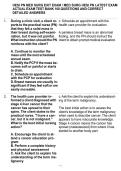 HESI PN Med-Surg Exit Exam &ndash; 100 Questions & Detailed Answers &lpar;Latest&rpar;&NewLine;&NewLine;