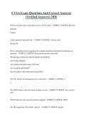 CVSA Exam Questions And Correct Answers &lpar;Verified Answers&rpar; 2026