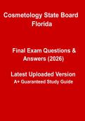 Florida Cosmetology State Board Exam 2026 &ndash; Complete Practice & Study Guide