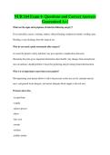 NUR 164 Exam 4- Questions and Correct Answers&NewLine;Guaranteed A&plus;