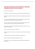 ASQ CQA Certification Exam Definitions 2025&sol;2026 &ndash; Complete Q&A with Correct Answers