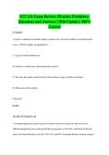 STT 231 Exam Review &lpar;Practice Problems&rpar;-&NewLine;Questions and Answers &vert; 2026 Update &vert; 100&percnt;&NewLine;Correct