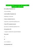 STT 231 Test 2 Questions and Answers &vert; 2026&NewLine;Update &vert; 100&percnt; Correct