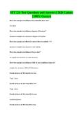 STT 231 Test Questions and Answers &vert; 2026 Update&NewLine;&vert; 100&percnt; Correct