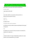 STT 231&colon; Exam 1 Questions and Answers &vert; 2025&NewLine;Update &vert; 100&percnt; Correct-Galen College of Nursing&period;